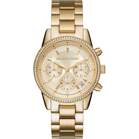 montre michael kors noir et dore|Michael Kors watch price women.